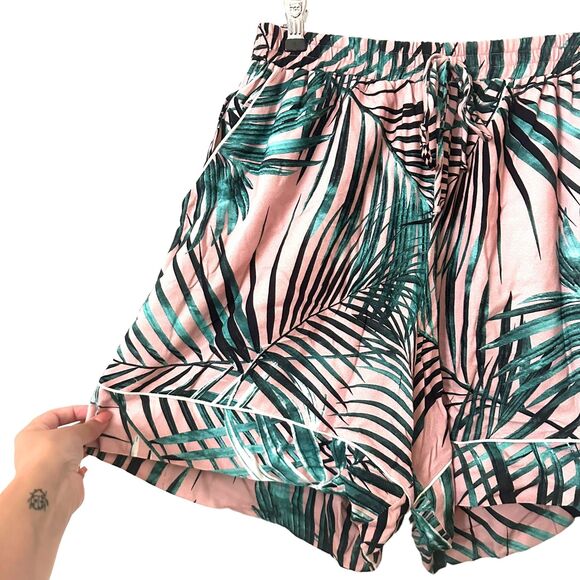 PATBO‎ Tropical Print Pajama Short NWOT Sz Large - Picture 2 of 4